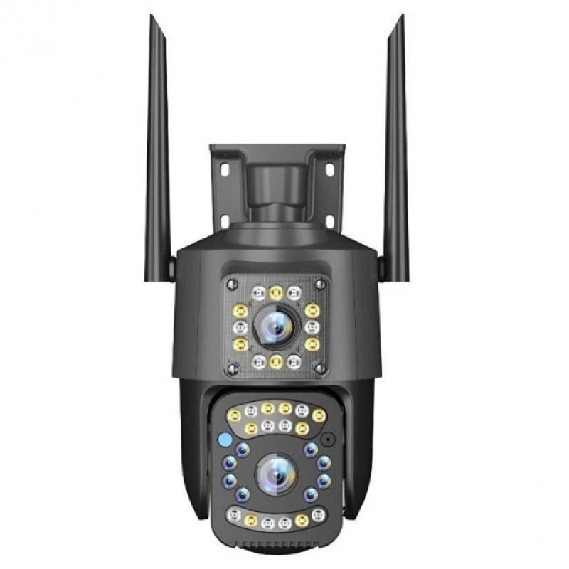 Смарт-камера вулична TS-32W, з подвійним об'єктивом, WiFi та RJ45, нічне бачення, IP66- Замовити за ціною 1188 грн.
