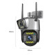 Смарт-камера вулична TS-31W, з подвійним об'єктивом, WiFi та RJ45
