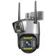 Смарт-камера вулична TS-31W, з подвійним об'єктивом, WiFi та RJ45