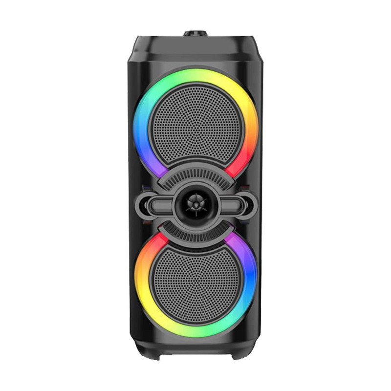 Колонка акустична ZQS8285XW, 2×10 Вт, Bluetooth, USB, SD, FM, AUX, 2 мікрофони