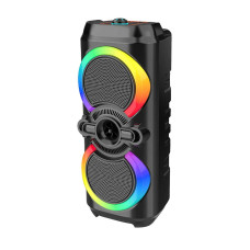 Колонка акустическая ZQS8285XW, 2×10 Вт, Bluetooth, USB, SD, FM, AUX, 2 микрофона
