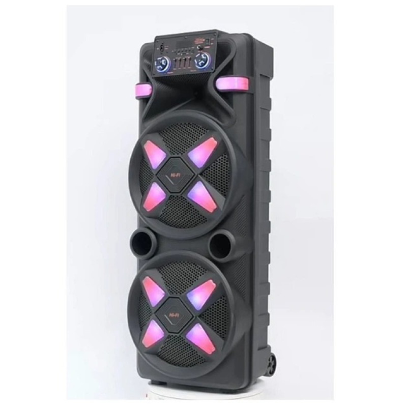 Колонка акустическая ZQS12205, 2×40 Вт, 12"*2, с микрофоном- Замовити за ціною 5606 грн.