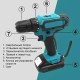 Шуруповерт акумуляторний D-8, 24V 5.0Ah, 2 акумулятори, з набором інструментів