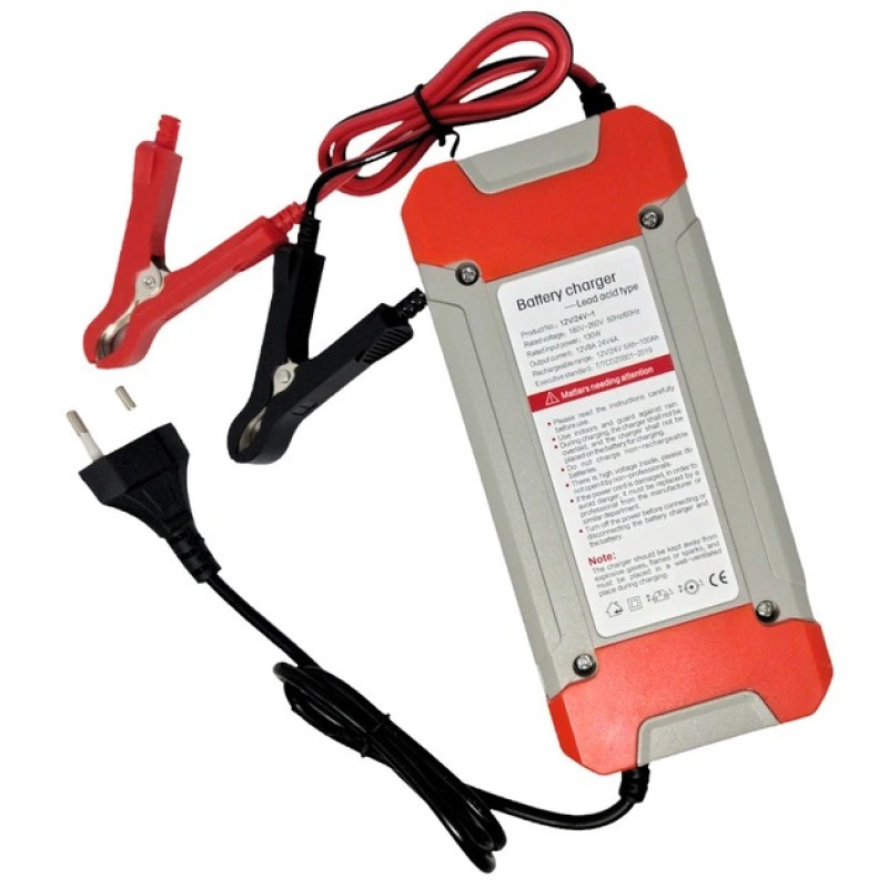 Зарядний пристрій Fully Intelligent Pulse Repair Charger, 12-24V, 8A