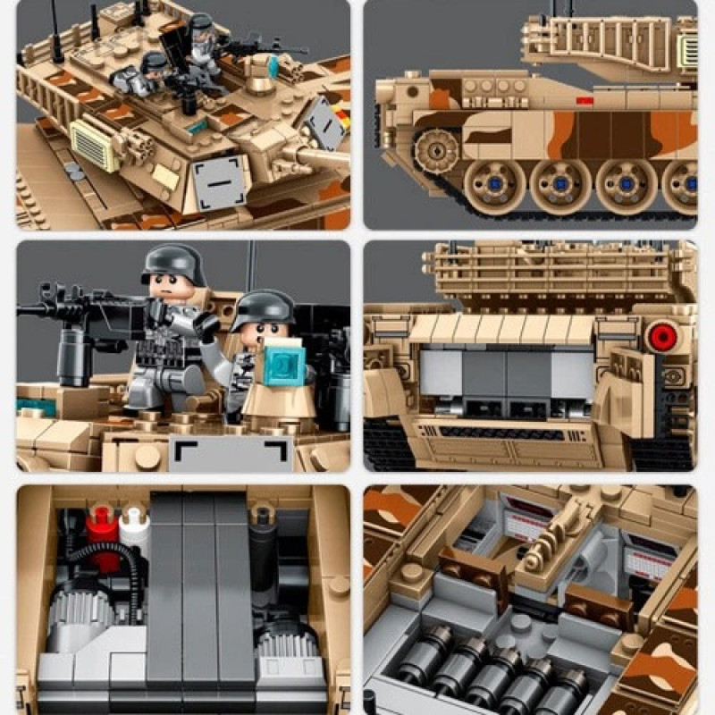 Cobi Конструктор Танк M1A2 Абрамс, 632010, 1630 деталей