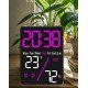 Часы настольные цифровые светодиодные DS-5508, температура, влажность, дни недели