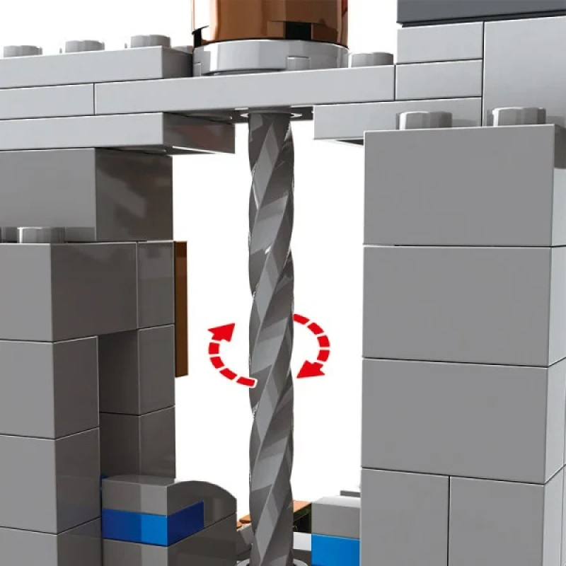 Конструктор «Mineworld Гірська печера» (Minecraft), SJ8806, 1089 деталей