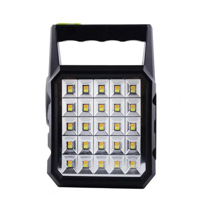 Портативна станція для зарядки GD 105, з сонячною панеллю та 3 LED лампами