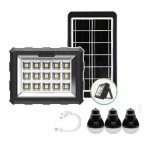 Портативная станция для зарядки GD 106, с солнечной панелью и 3 LED лампами- Замовити за ціною 957 грн.