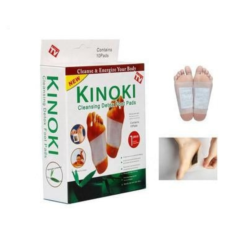 Пластир детоксикаційний для ніг Kinoki Cleansing Detox Foot Pads, 10 шт