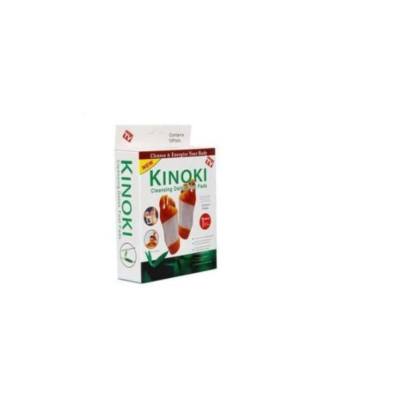Пластир детоксикаційний для ніг Kinoki Cleansing Detox Foot Pads, 10 шт