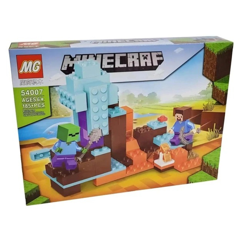 Конструктор MineCraft, MOG54007, 185 деталей