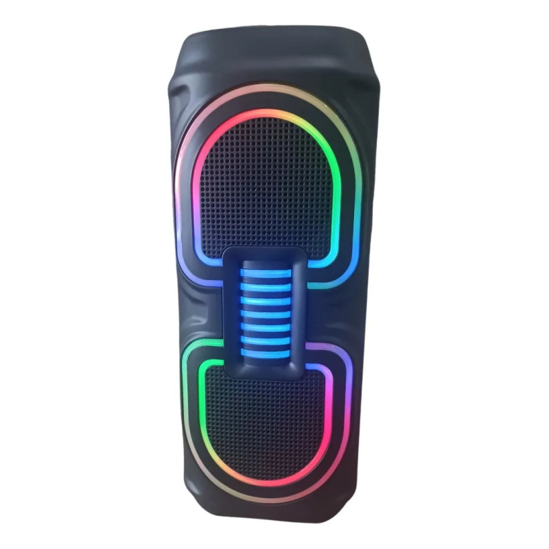 Портативна акустична колонка MS-3640BT, Bluetooth, USB, SD, FM, AUX, світломузика, 20 Вт