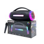 Портативная Bluetooth колонка MS-3643BT-W с беспроводным микрофоном, RGB-подсветка, USB, SD, FM, AUX, 20 Вт- Замовити за ціною 1056 грн.