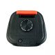 Портативна Bluetooth колонка MS-2065BT-W з бездротовим мікрофоном, USB, SD, FM, AUX, RGB-підсвічування, 25 Вт