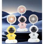 Вентилятор настольный Desktop Fan Y6, аккумуляторный, 3 режима, подсветка, гибкая ножка, точилка- Замовити за ціною 211 грн.