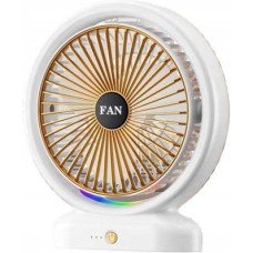 Вентилятор настольный Fantasy Color Fan F14, аккумуляторный, 3 режима, подсветка, Type-C