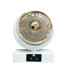 Вентилятор настільний Desktop Loop Fan F23, акумуляторний, 5 швидкостей, дисплей, таймер,