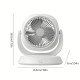 Вентилятор настольный Design Product Best F3, аккумуляторный, 4 режима, поворот, Type-C