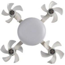 Вентилятор-лампа Drone Fan Light AT-4FD, E27, пульт, 3 режими світла, 4 вентилятори