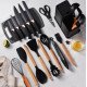 Набор кухонных принадлежностей Kitchenware Set 19 в 1 с ножами, ножницами и доской на подставке (LUX качество)- Замовити за ціною 713 грн.