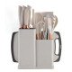 Набор кухонных принадлежностей Kitchenware Set 19 в 1 с ножами, ножницами и доской на подставке (LUX качество)
