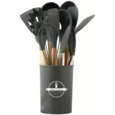 Набор кухонных принадлежностей Silicone Kitchen Set 11 в 1 на подставке