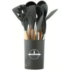 Набір кухонного приладдя Silicone Kitchen Set 11 в 1 на підставці