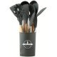 Набір кухонних речей Silicone Kitchen Set 11 в 1 на підставці (LUX якість)- Замовити за ціною 302 грн.