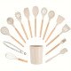 Набор кухонных принадлежностей Silicone Kitchen Set 11 в 1 на подставке (LUX качество)- Замовити за ціною 302 грн.