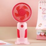 Вентилятор ручной Mini Fan MJ122 с аккумулятором, подставкой для телефона, 3 режимами- Замовити за ціною 116 грн.