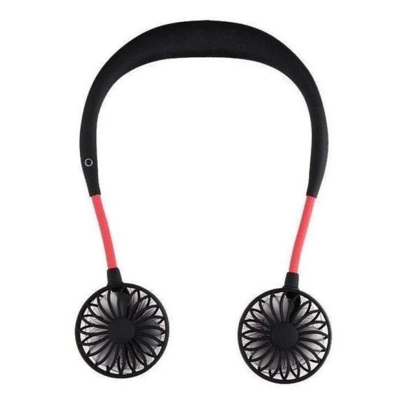 Вентилятор на шию Wearable Sports Fan ZY-A1, з акумулятором, подвійний