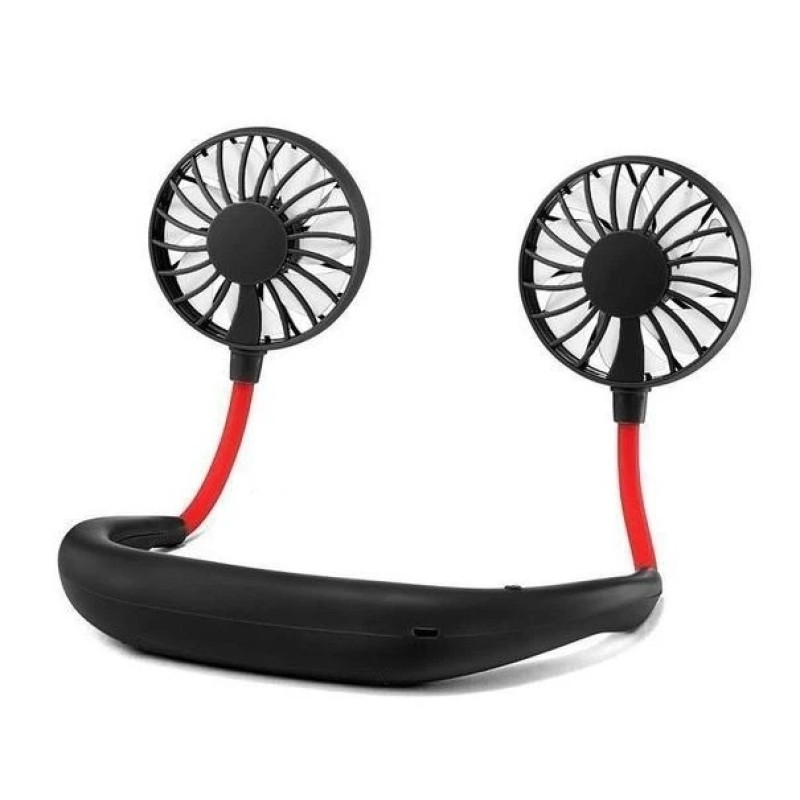 Вентилятор на шию Wearable Sports Fan ZY-A1, з акумулятором, подвійний