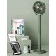 Вентилятор 4 в 1 Solar Floor Fan S39, 4000 мАг, сонячна панель, лампа, 5 швидкостей
