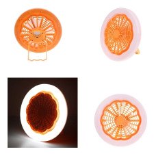 Вентилятор-лампа з цоколем, AT-2522D, 30W, LED, з дистанційним керуванням, 3 режими