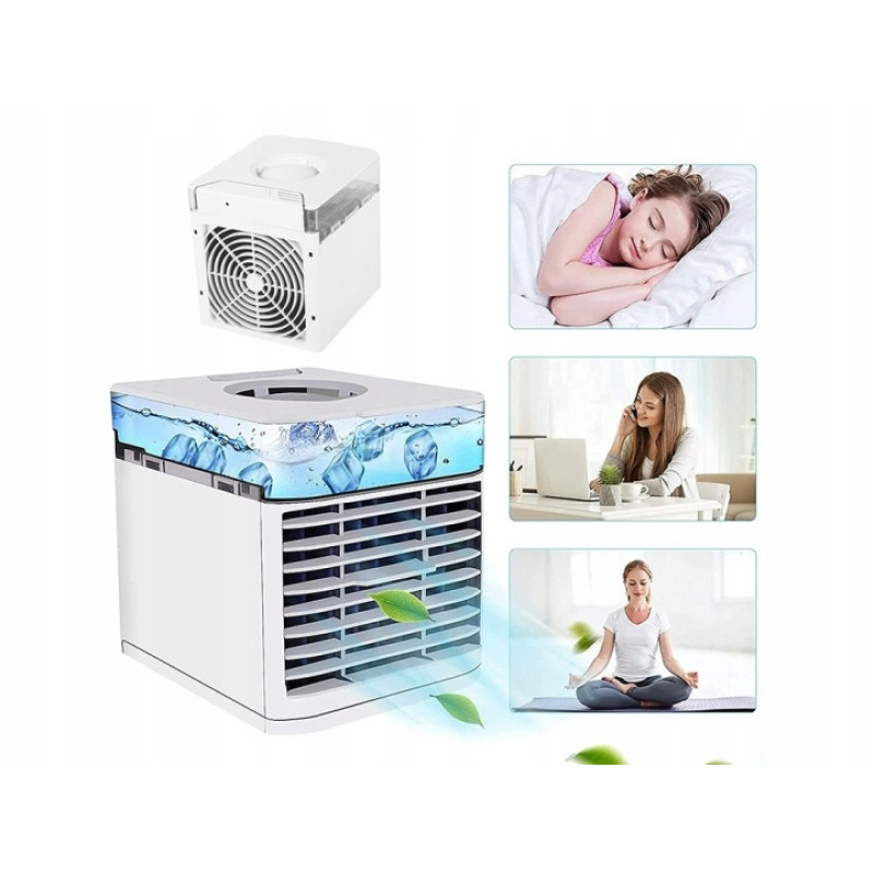 Водяной охладитель воздуха (мини-кондиционер) Ultra Air Cooler AT-2561L, с подсветкой, 3 режимама- Замовити за ціною 387 грн.