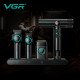 Машинка для стрижки VGR Stepless Pro 4 in 1, набор (машинка, триммер, электробритва, фен)