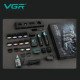 Машинка для стрижки VGR Stepless Pro 3 in 1, набор (машинка, триммер, электробритва), до 9000 об/мин