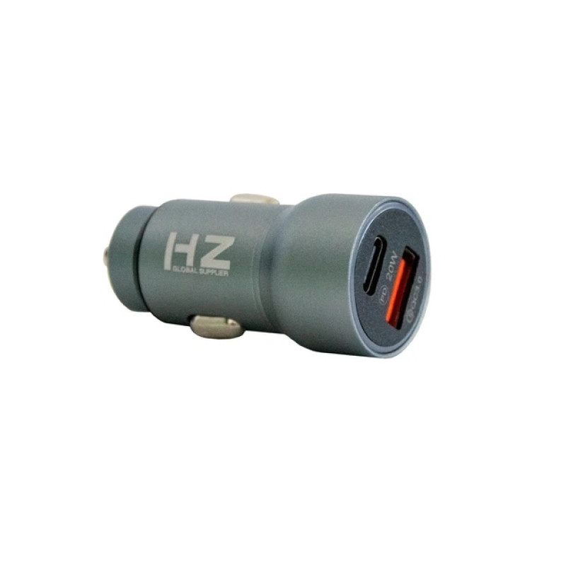 Автомобильное зарядное устройство HC12, Type-C и USB, 12–24 В