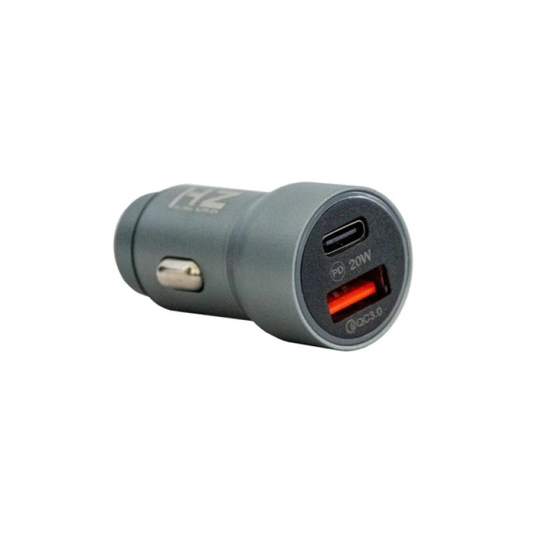 Автомобильное зарядное устройство HC12, Type-C и USB, 12–24 В