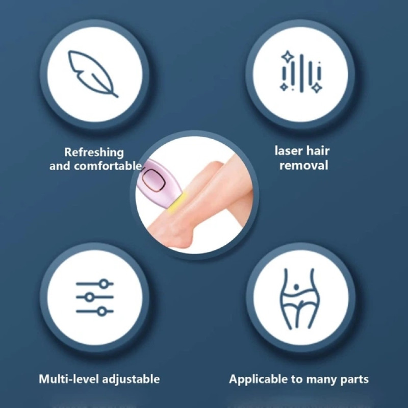 Портативний фотоепілятор IPL Hair Removal Device