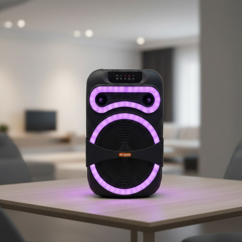 Акустична система MS-1201BT-W, 50 Вт, з Bluetooth, USB, SD, AUX, FM, з мікрофоном