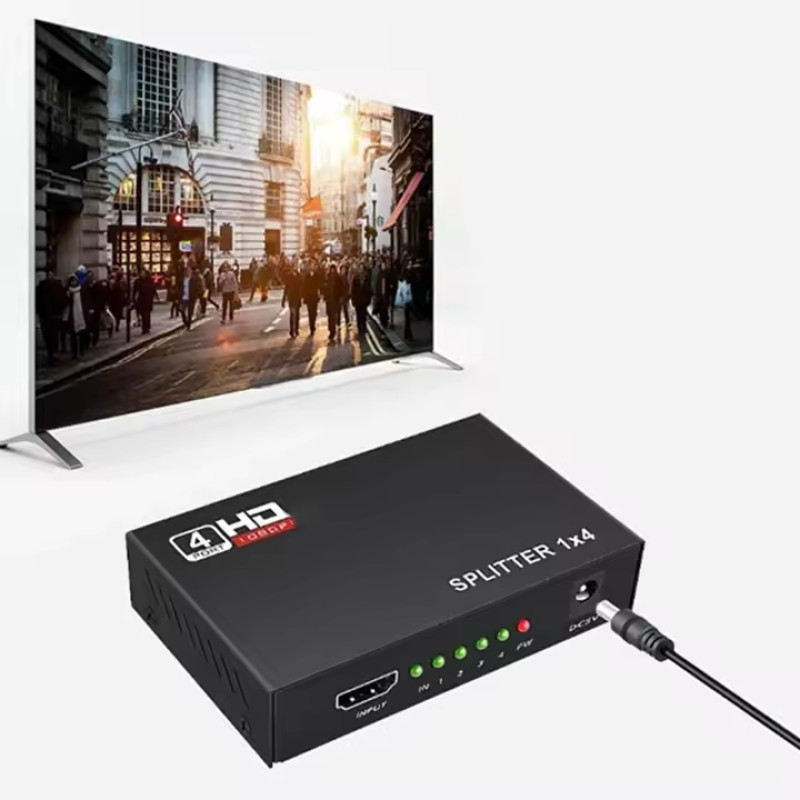 HDMI розгалужувач на 4 порти HDMI SPLITTER 1×4