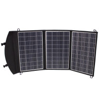 Сонячна панель складна портативна 100W, монокристалічна, IP65