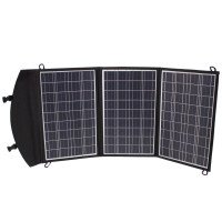Солнечная панель складная портативная 100W, монокристаллическая, IP65