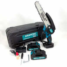 Міні-пила акумуляторна ланцюгова Krafftec, 36В, 8", 4000 мАг, в кейсі