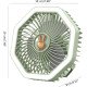 Настольный вентилятор DESKTOP FAN U8, аккумуляторный, с подсветкой, Type-C
