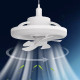 Вентилятор-лампа з цоколем E27 JY-1013, з пультом дистанційного керування, 3 режими, 360°, функція ароматерапії
