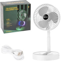 Міні вентилятор FAN FS-21, 5 Вт, 3 швидкості, USB, складаний