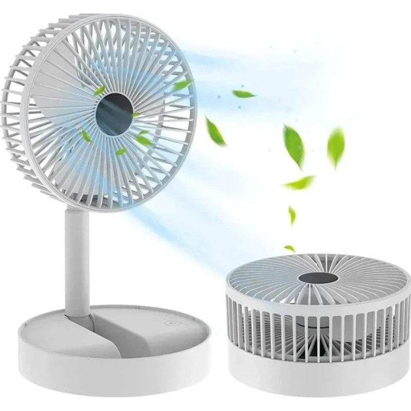 Міні вентилятор FAN F-51, 5 Вт, 3 швидкості, USB, складаний